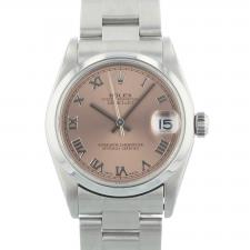 Ladies Rolex DateJust 31 78240 Steel case with Pink dial