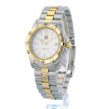 Gents Tag Heuer Professional WK1120-0 Gold Plated   Stainless Steel case with Silver dial