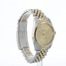 Gents Rolex DateJust 16233 18ct Yellow Gold   Stainless Steel case with Champagne Diamond Set dial