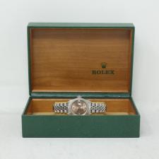Ladies Rolex Oyster Perpetual Date 79160 Steel case with Salmon dial