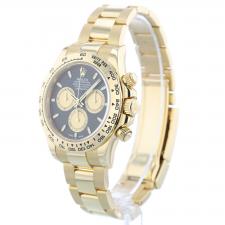 Gents Rolex Daytona 126508 18ct Yellow Gold case with Black dial