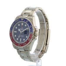 Gents Rolex GMT Master II 116719BLRO 18ct White Gold case with Blue dial