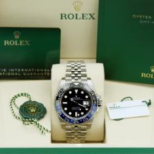 Gents Rolex GMT Master II 126710BLNR Stainless Steel case with Black dial