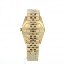 Gents Rolex Datejust 16238 18ct Yellow Gold case with White dial