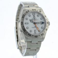 Gents Rolex Explorer II 226570 Oystersteel case with Polar White dial