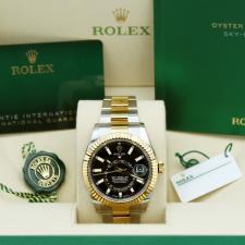 Gents Rolex Sky Dweller 336933 18ct Yellow Gold   Stainless Steel case with Black dial