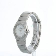 Ladies Omega Constellation 13110286055001 Steel case with MOP Diamond dial