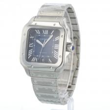 Gents Cartier Santos WSSA0030 Steel case with Blue dial