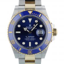 Gents Rolex Submariner Date 126613LB 18ct Yellow Gold Stainless Steel case with Blue dial