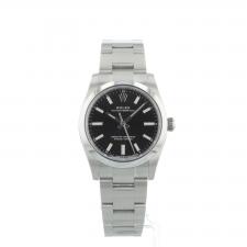 Gents Rolex Oyster Perpetual 34 124200 Steel case with Black dial