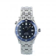 Gents Omega Seamaster 25618000 Stainless Steel case with Blue Wave dial