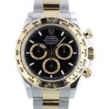 Gents Rolex Daytona 126503 18ct Yellow Gold Stainless Steel case with Black dial