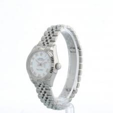 Ladies Rolex DateJust  279174 Steel case with White dial