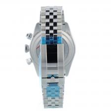 Gents Tudor Black Bay Chrono 79360N Steel case with Flamingo Blue dial