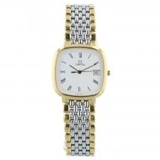 Gents Omega DeVille 1061 Gold Plated Stainless Steel case with White dial