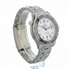Gents Omega Seamaster 210.30.42.20.04.001 Steel case with White Wave dial