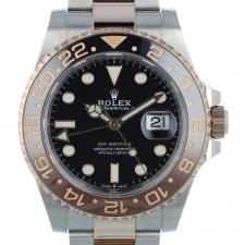 Gents Rolex GMT Master II 126711CHNR 18ct Rose Gold   Stainless Steel case with Black dial