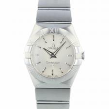 Ladies Omega Constellation 123.10.27.60.02.001 Stainless Steel case with Silver dial