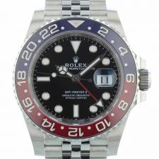 Gents Rolex GMT Master II 126710BLRO Steel case with Black dial
