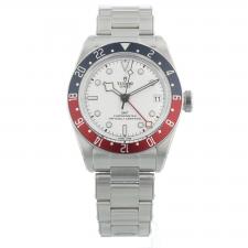 Gents Tudor Black Bay GMT 79830RB Steel case with White dial