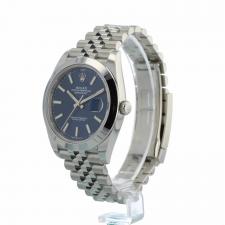 Gents Rolex Datejust 41 126300 Steel case with Blue dial
