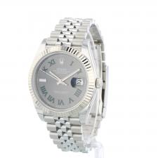 Gents Rolex Datejust 41 126334 Stainless Steel case with Wimbledon dial