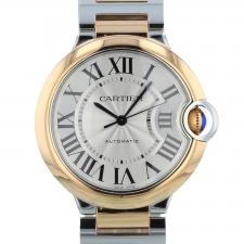 Ladies Cartier Ballon Bleu W2BB0033 18ct Rose Gold Stainless Steel case with Silver dial