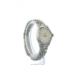 Ladies Rolex Oyster Perpetual Date 6517 Steel case with Silver dial
