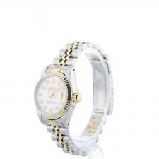 Ladies Rolex DateJust 69173 18ct Yellow Gold Stainless Steel case with MOP Diamond dial