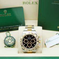 Gents Rolex Daytona 126503 18ct Yellow Gold Stainless Steel case with Black dial