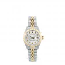 Ladies Rolex Datejust 79173 18ct Yellow Gold   Stainless Steel case with MOP Diamond dial