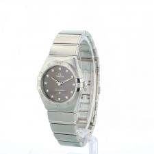 Ladies Omega Constellation 13110286056001 Steel case with Grey dial