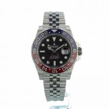 Gents Rolex GMT Master II 126710BLRO Steel case with Black dial