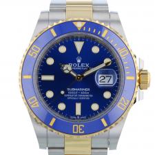 Gents Rolex Submariner Date 126613LB 18ct Yellow Gold   Stainless Steel case with Blue dial