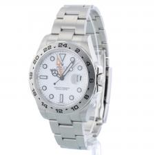 Gents Rolex Explorer II 216570 Stainless Steel case with White dial