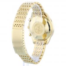 Gents Omega Seamaster 1750043 18 CT case with White dial