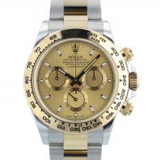 Gents Rolex Daytona 116503 18ct Yellow Gold Stainless Steel case with Champagne dial