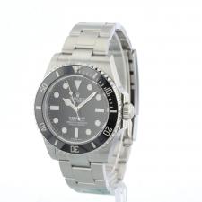 Gents Rolex Submariner Non Date 124060 Steel case with Black dial