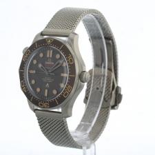 Gents Omega Seamaster 210.90.42.20.01.001 Titanium case with Tropical dial