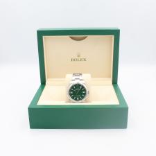 Gents Rolex Oyster Perpetual 41 124300 Steel case with Green dial