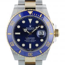 Gents Rolex Submariner Date 126613LB 18ct Yellow Gold   Stainless Steel case with Blue dial