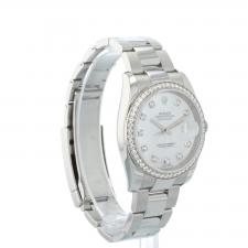 Gents Rolex DateJust 36 116244 Steel case with MOP Diamond dial