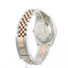 Gents Rolex Datejust 36 126231 Oystersteel and Everose Gold case with Silver  Fluted Motif dial