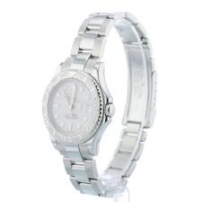 Ladies Rolex Yacht-Master 168622 Steel case with Silver dial