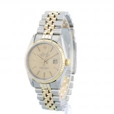Gents Rolex Datejust 16233 18ct Yellow Gold   Stainless Steel case with Champagne Jubilee dial