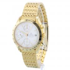 Gents Omega Seamaster 1750043 18 CT case with White dial