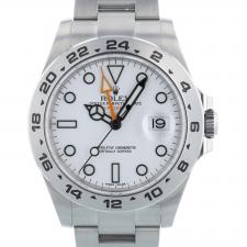 Gents Rolex Explorer II 216570 Stainless Steel case with White dial
