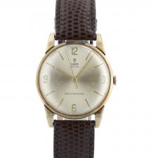 Gents Tudor Tudor Royal 28528 9 CT case with Champagne dial