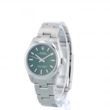 Ladies Rolex Oyster Perpetual 31 277200 Steel case with Green dial