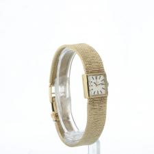 Ladies Omega  1061  9 CT case with Silver dial